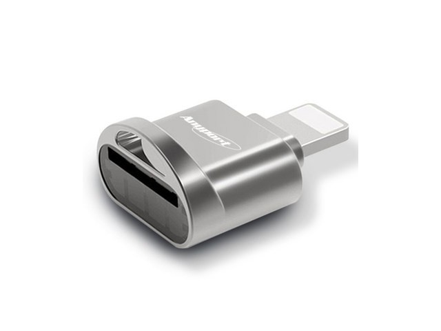 [아이폰 마이크로 sd카드 리더기] 놓치지 마세요 애니포트 아이폰 8핀 OTG Micro SD / TF 카드리더기 AP-ICR10