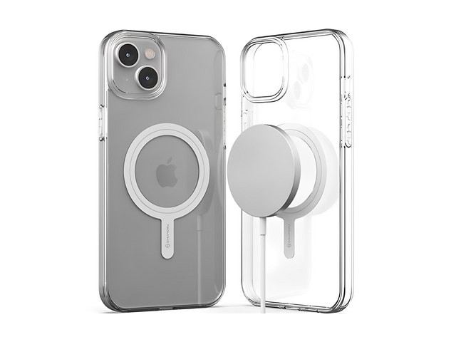[아이폰14프로맥스 케이스 맥세이프] 인터넷 특가 신지모루 2배 자력 M 에어클로 마그네틱 맥세이프 호환 휴대폰 케이스