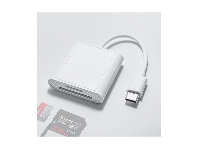[sd카드 리더기 아이폰] 다재다능한 아이템 필름드림 아이폰 8핀 C타입 SD / TF 카드리더기 OTG